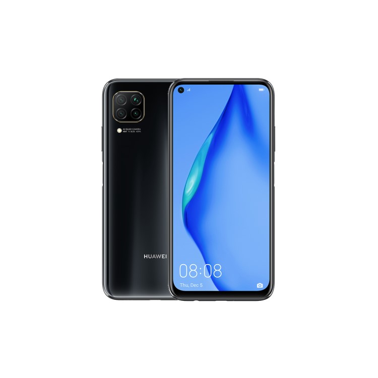 GRADE A2 - Huawei P40 Lite Midnight Black 6.4" 128GB 4G Dual SIM Unlocked & SIM Free