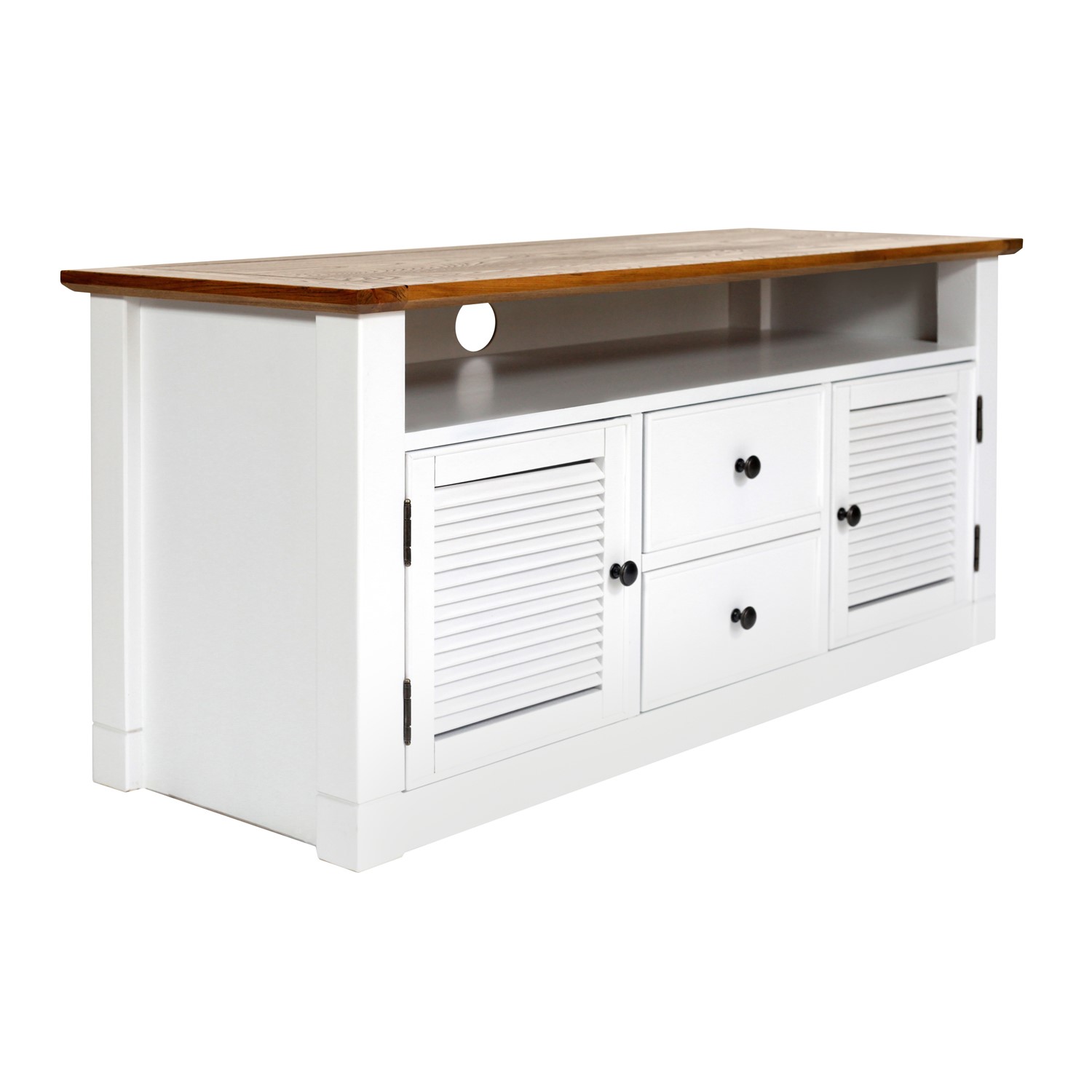 Shepperdine White TV Stand with Storage 517053 Appliances Direct