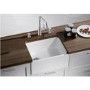 Blanco Single Bowl Undermount Belfast Crystal White Kitchen Sink