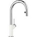 Blanco Carena Round White Single Lever Monobloc Kitchen Sink Mixer Tap