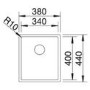 Blanco Claron 340-U Single Bowl Undermount Stainless Steel  Kitchen Sink