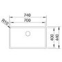 Blanco Claron 700-IF Single Bowl Inset  Stainless Steel Kitchen Sink