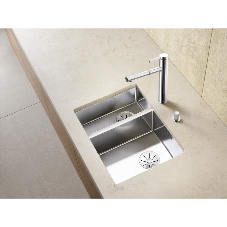 Blanco CLARON 340/180-U 1.5 Bowl Undermount Stainless Steel Kitchen Sink