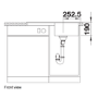 Blanco Legra 45-S Single Bowl Inset White Composite White Kitchen Sink