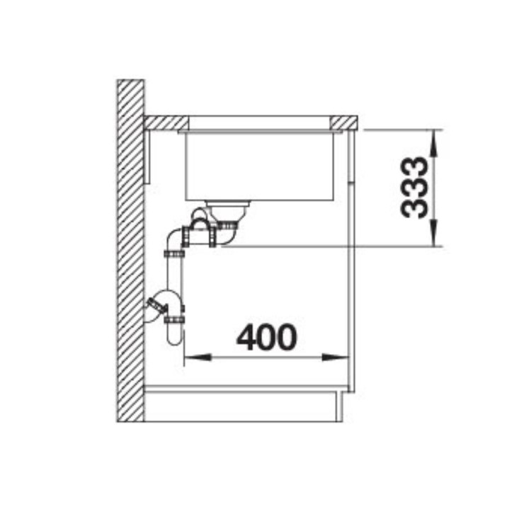 Blanco Rotan 340/160-U 1.5 Bowl Undermount Composite Anthracite Kitchen Sink