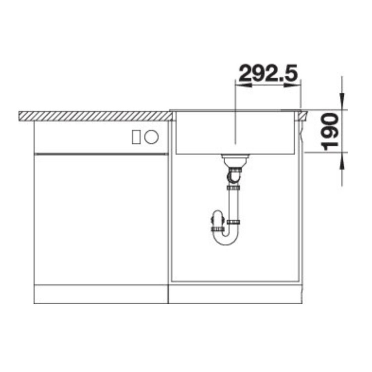 Blanco Legra 6 Single Bowl Inset Composite White Kitchen Sink