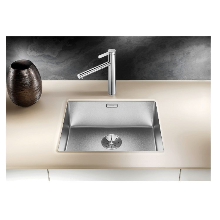 Blanco Claron 500-U Durinox Single Bowl Undermount Stainless Steel Kitchen Sink
