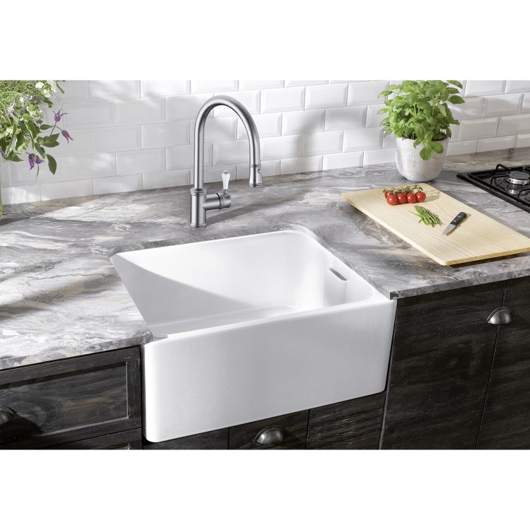 Blanco Vicus Single Lever Spray Kitchen Tap - Chrome