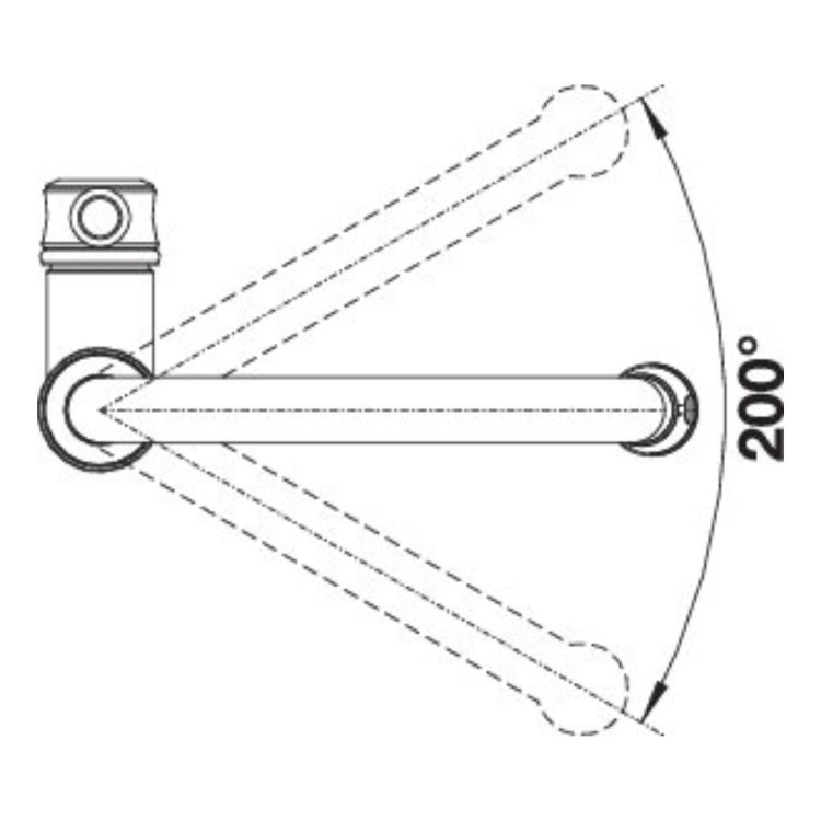 Blanco Vicus Single Lever Spray Kitchen Tap - Chrome