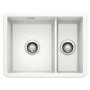 Blanco Villae 1.5 Bowl Undermount Ceramic Kitchen Sink - White