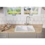 Blanco Villae 1.5 Bowl Undermount Ceramic Kitchen Sink - White