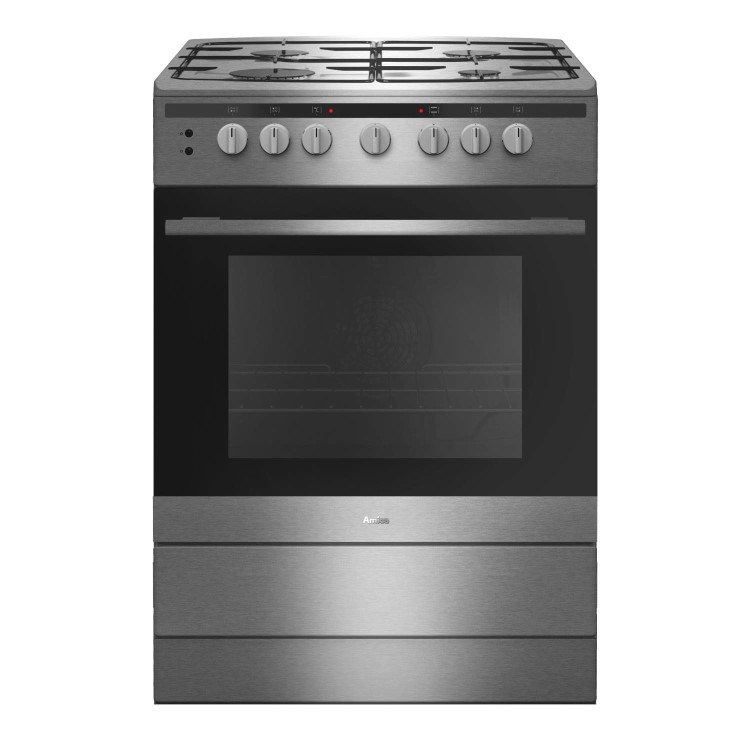 Amica 608GG5MsXx 608GG5MsXx 608GG5MsXx 60cm Single Cavity Gas Cooker - Stainless Steel