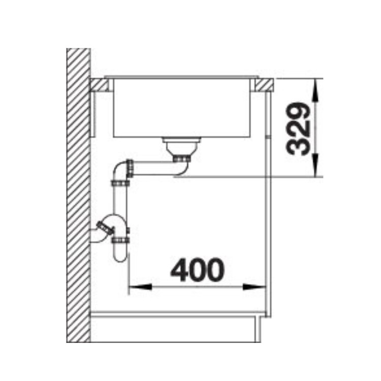 Blanco Legra XL 6 S Single Bowl Inset Composite Black Kitchen Sink