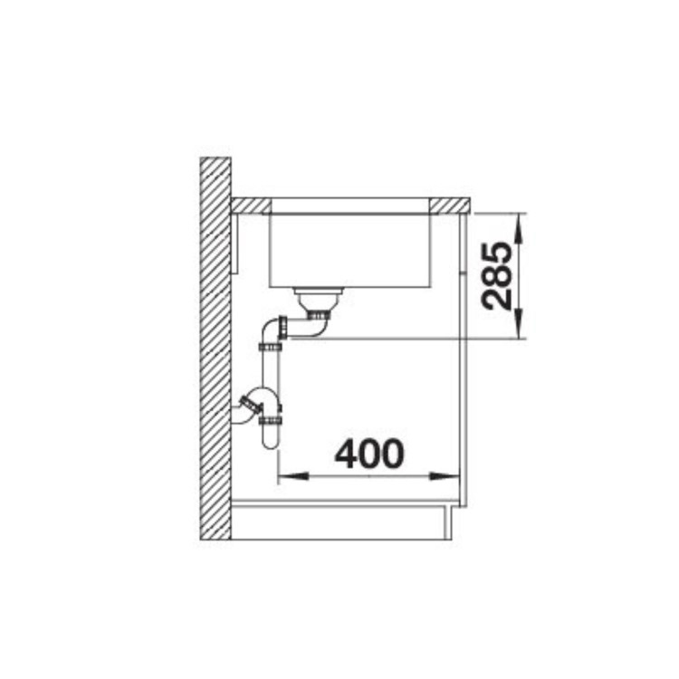 Blanco Solis 450-U Single Bowl Undermount Stainless Steel Kitchen Sink