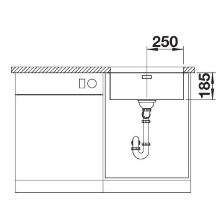 Blanco Solis 500-U Single Bowl Undermount Stainless Steel Kitchen Sink