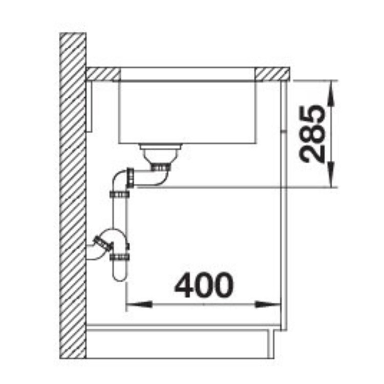 Blanco Solis 500-U Single Bowl Undermount Stainless Steel Kitchen Sink