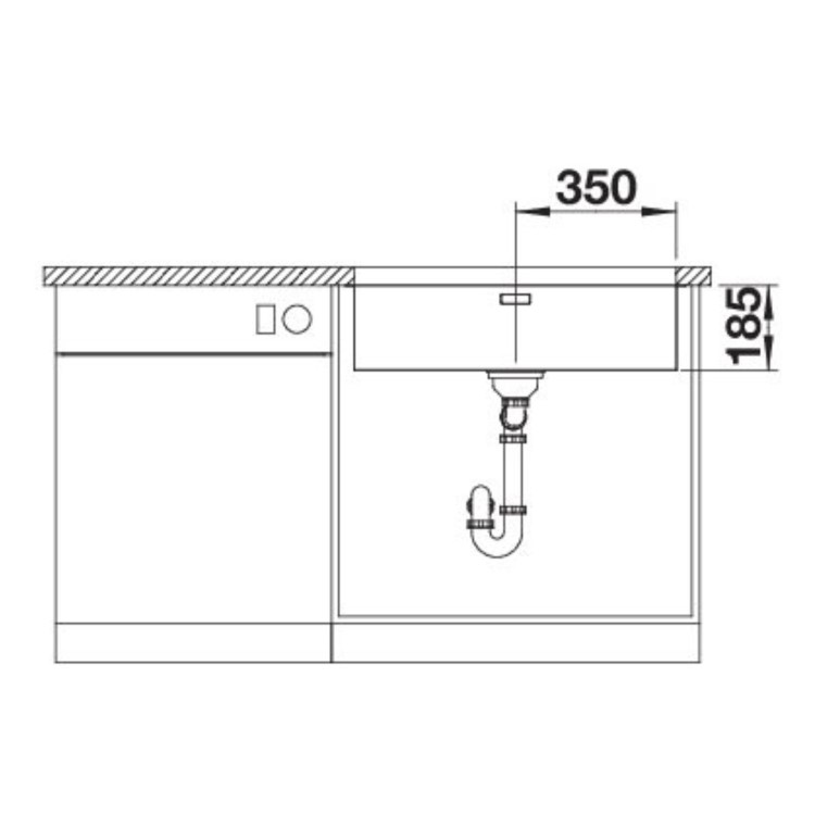 Blanco Solis 700-U Single Bowl Undermount Stainless Steel Kitchen Sink