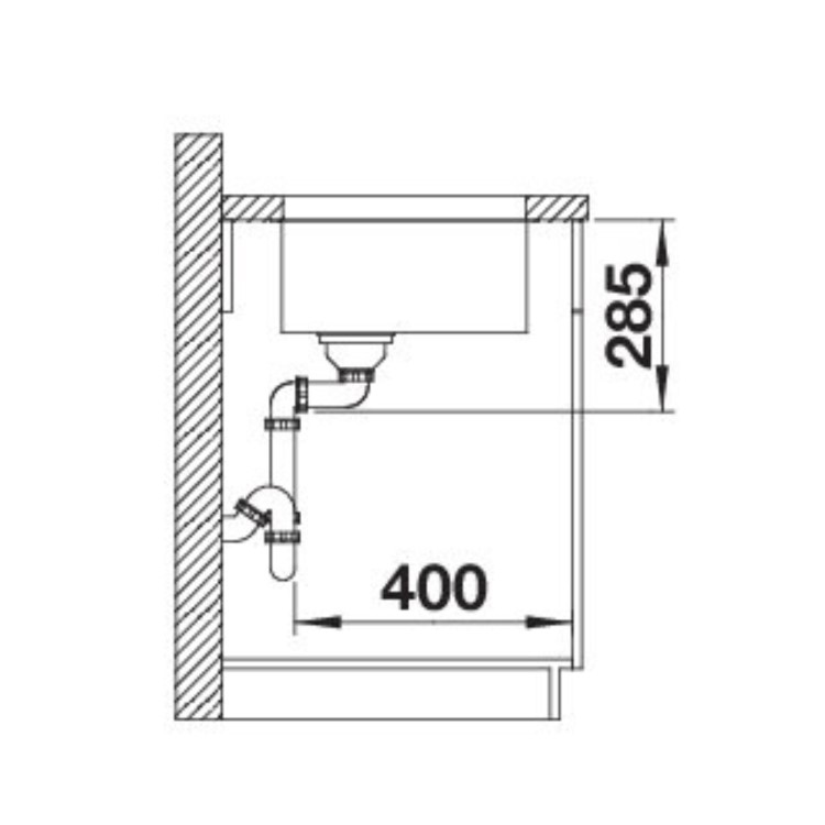 Blanco Solis 700-U Single Bowl Undermount Stainless Steel Kitchen Sink