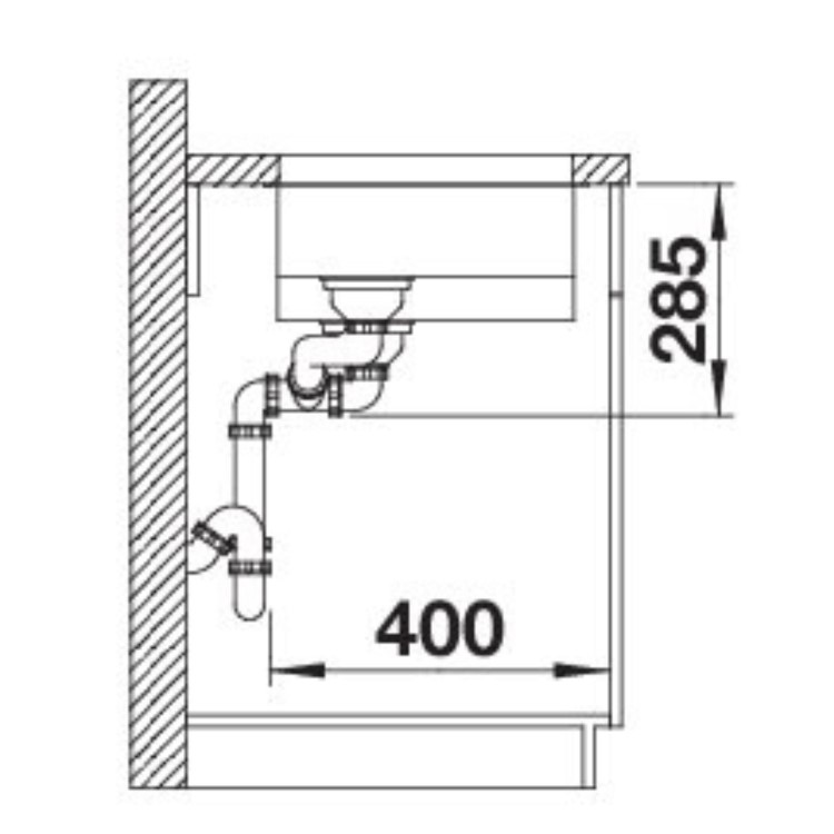 Blanco Solis 340/180-U 1.5 Bowl Undermount Stainless Steel Kitchen Sink