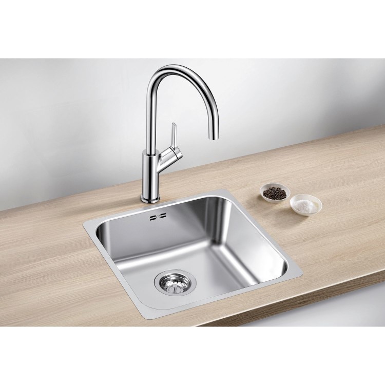 Blanco Supra 400-IFR12 Single Bowl Undermount Stainless Steel Kitchen Sink