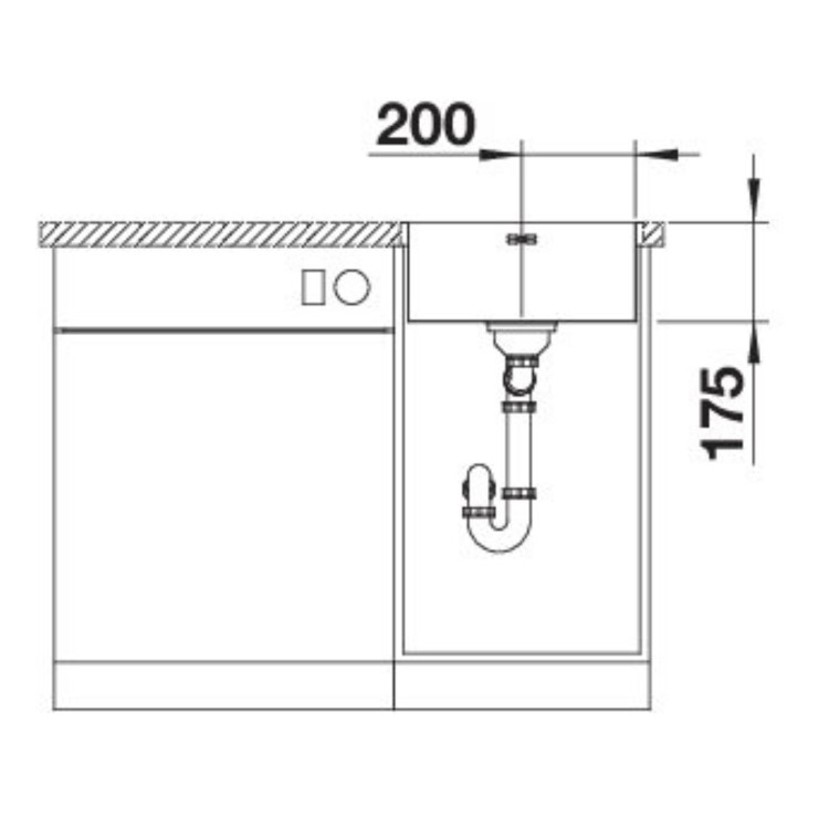 Blanco Supra 400-IFR12 Single Bowl Undermount Stainless Steel Kitchen Sink