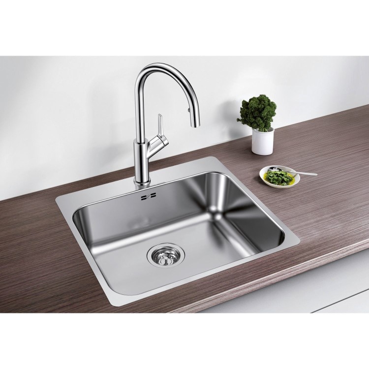 Blanco Supra 500-IF/A R12 Single Bowl Undermount Stainless Steel Kitchen Sink