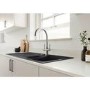 Blanco Max II Dual Lever Kitchen Mixer Tap - Steel