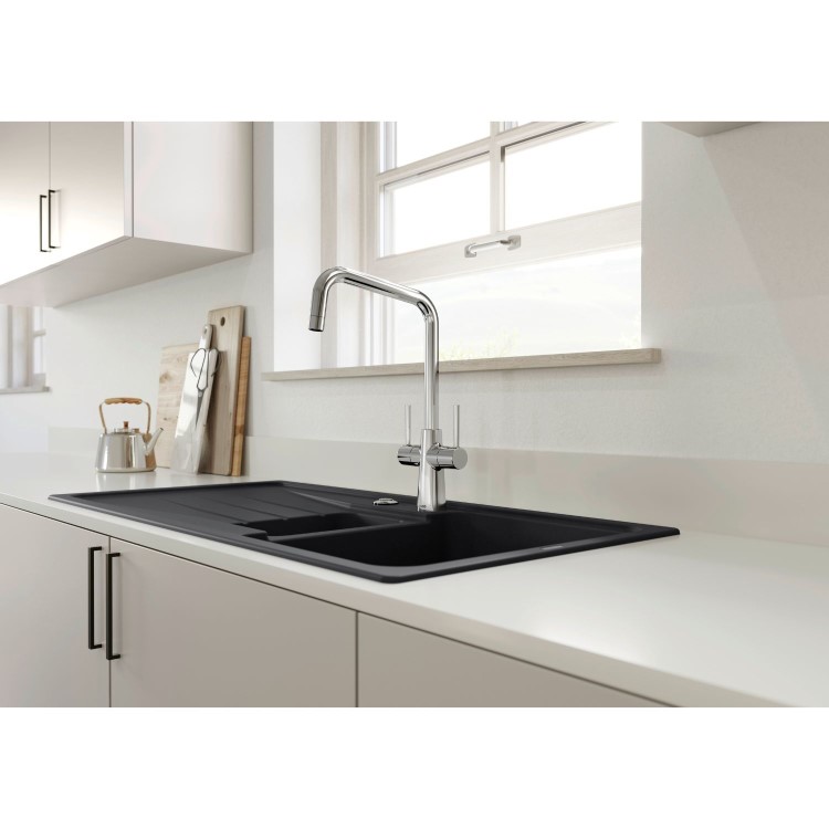 Blanco Jax Dual Lever Kitchen Mixer Tap - Chrome