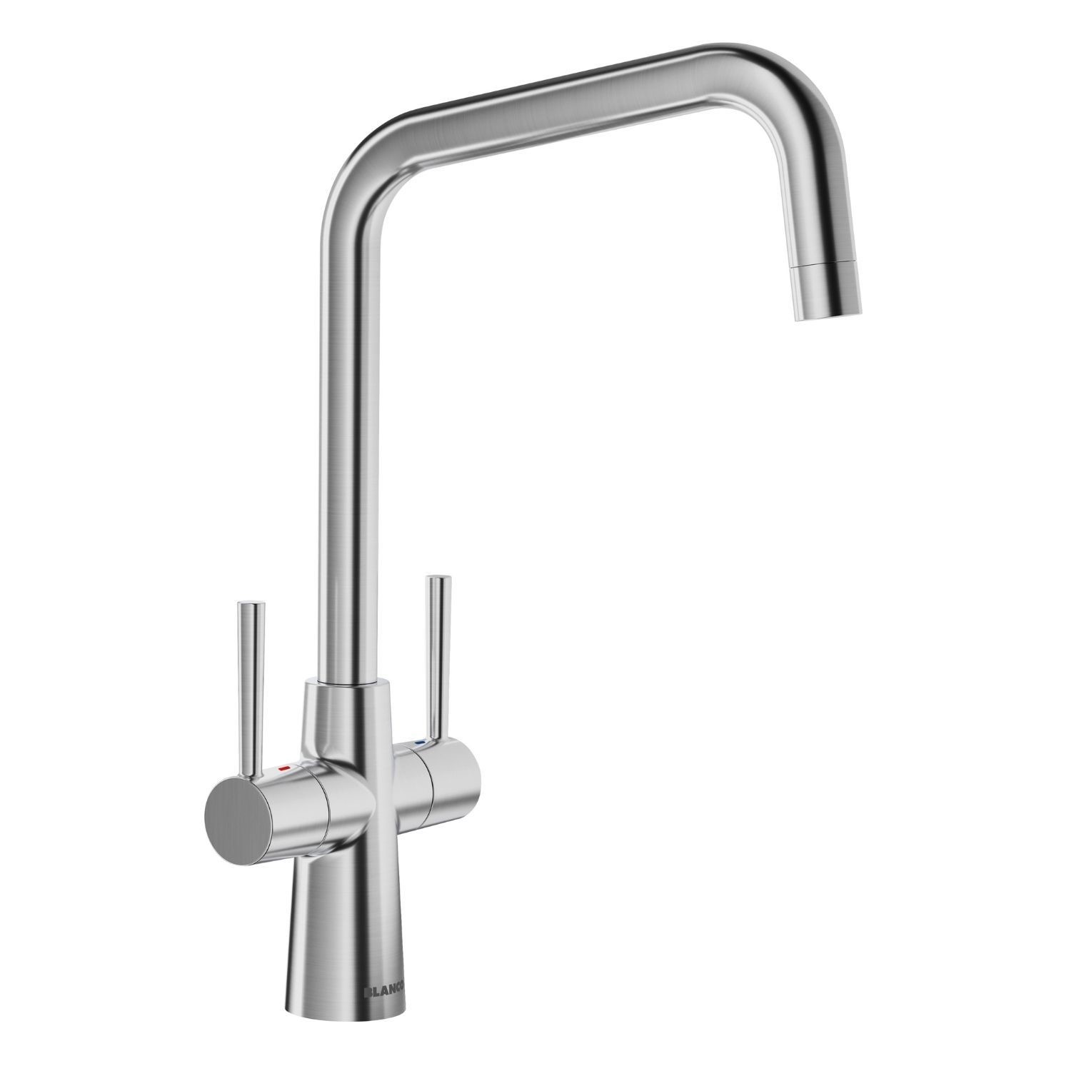 Blanco Jax Dual Lever Kitchen Mixer Tap Steel 526682