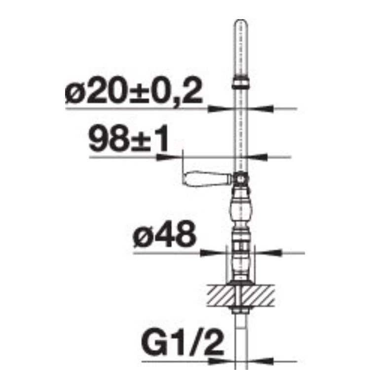 Blanco Vicus Bridge Twin Lever Monobloc Kitchen Mixer Tap - Satin Gold