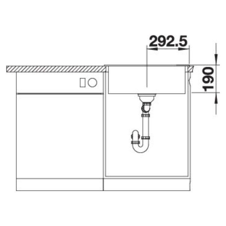 Blanco Legra 6 Single Bowl Undermount Soft White Kitchen Sink