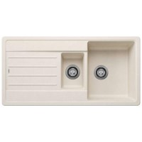 Blanco Legra 6 S 1.5 Bowl Inset Silgranit Kitchen Sink - Soft White
