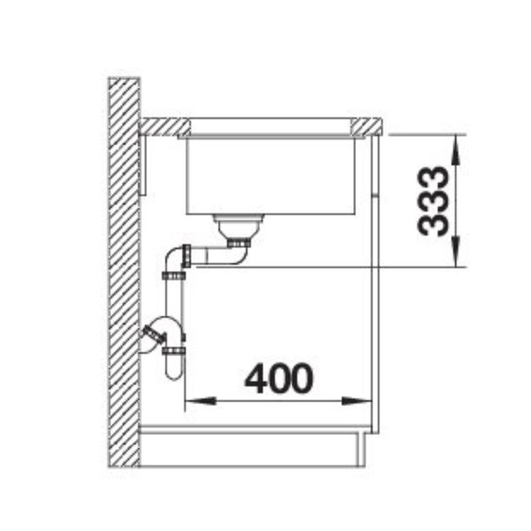 Blanco Rotan 400-U Single Bowl Undermount Soft White Kitchen Sink