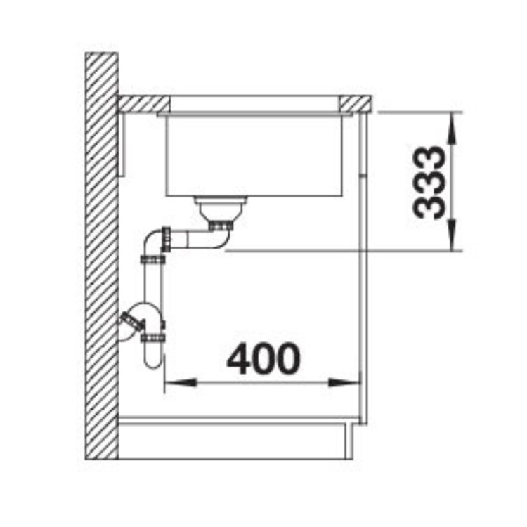 Blanco Rotan 500-U Single Bowl Undermount Soft White Kitchen Sink