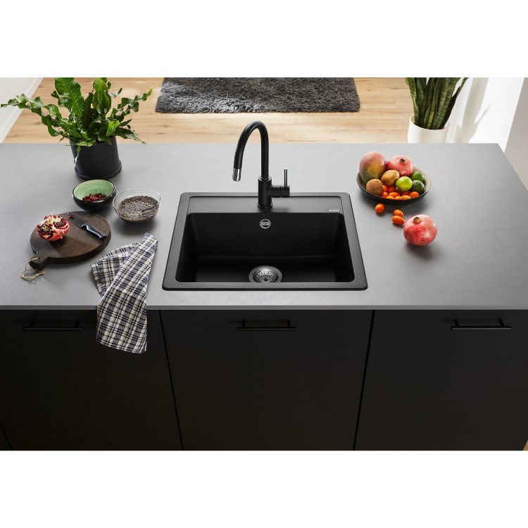 Blanco Legra 6 Single Bowl Inset Volcano Grey Kitchen Sink