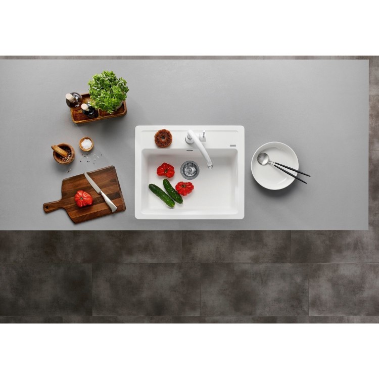 Blanco Legra 6 Single Bowl Inset Volcano Grey Kitchen Sink