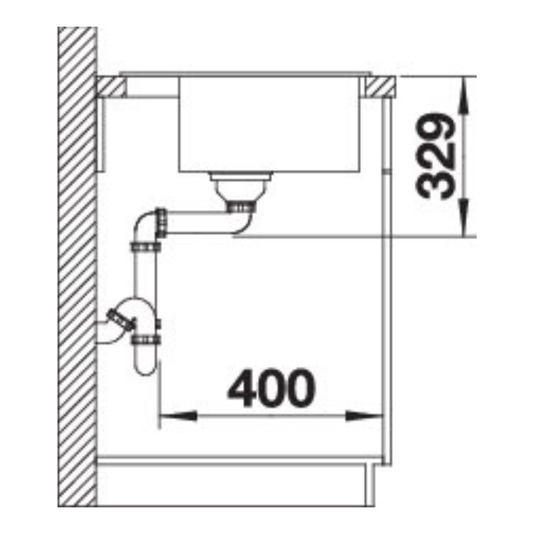 Blanco Legra 6 Single Bowl Inset Volcano Grey Kitchen Sink