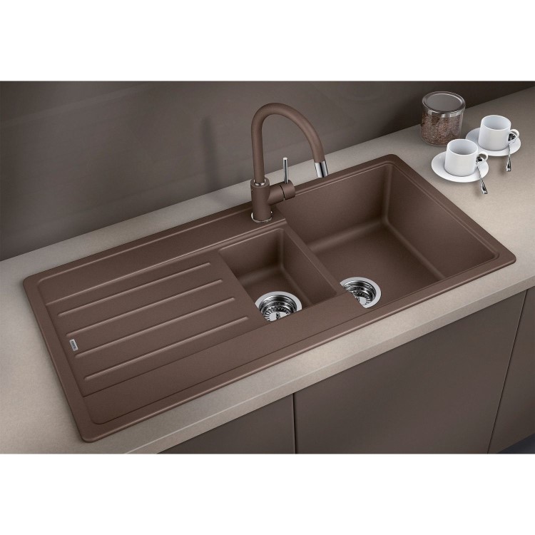 Blanco Legra 6 S 1.5 Bowl Inset Volcano Grey Kitchen Sink