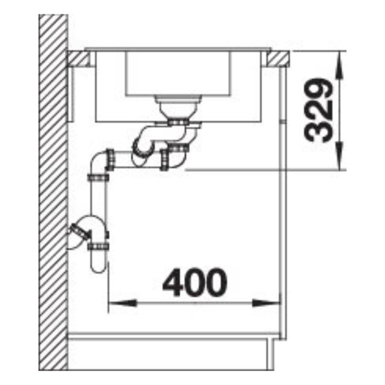 Blanco Legra 6 S 1.5 Bowl Inset Volcano Grey Kitchen Sink