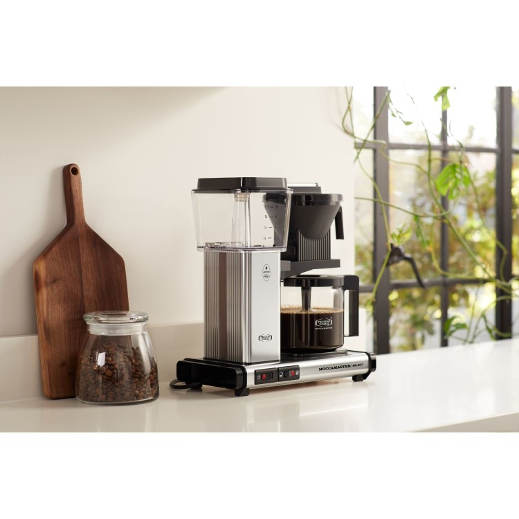 Moccamaster KBG Select Filter Coffee Machine 53801 - Polished Silver