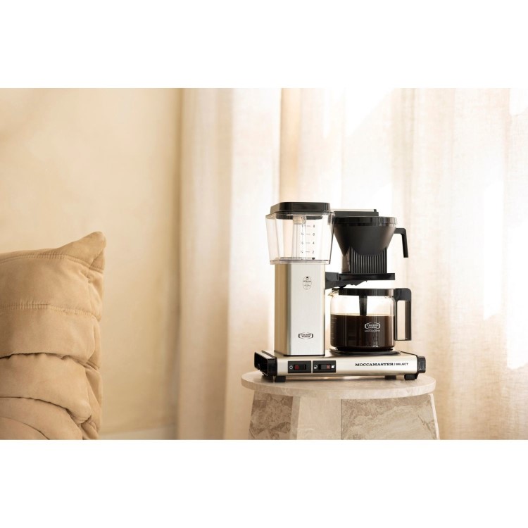 Moccamaster KBG Select Filter Coffee Machine 53810 - Brushed Silver