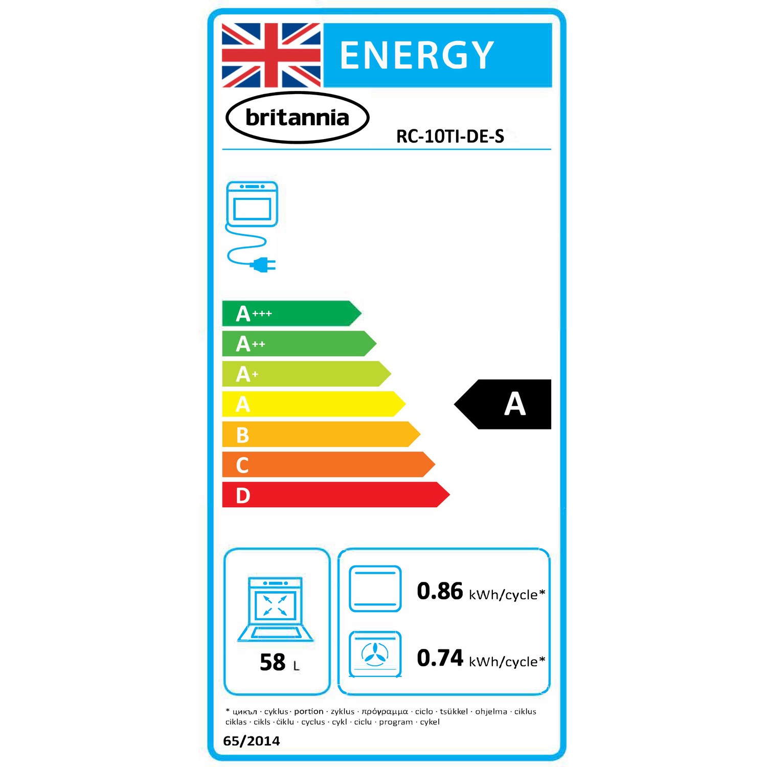 Britannia Delphi 100cm Double Oven Electric Range Cooker with Induction Hob Stainless Steel