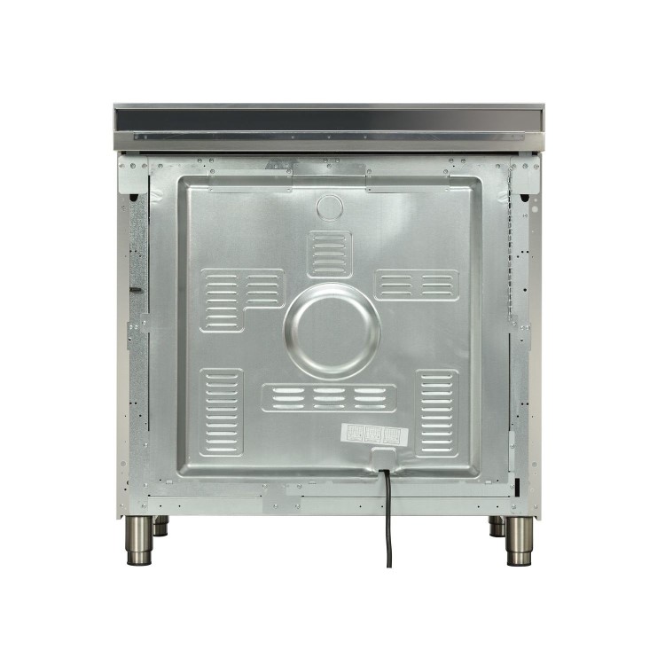 Britannia Q Line Modern 90cm Double Oven Induction Electric Range Cooker - Stainless Steel