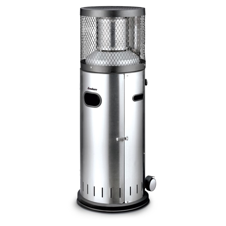 Enders Bullet Polo Patio Gas Heater in Stainless Steel
