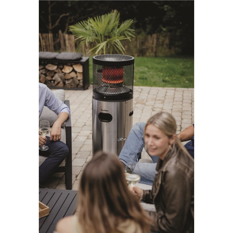 Enders Bullet Polo Patio Gas Heater in Stainless Steel