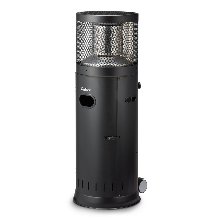 Enders Bullet Polo Patio Gas Heater in Black