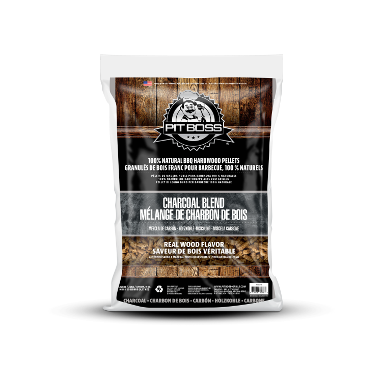 Pit Boss Charcoal Blend 100% all-natural Hardwood Pellets