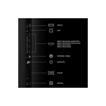 TCL 75C8L-UK 75" 4K HDR Smart Google TV with Dolby Atmos
