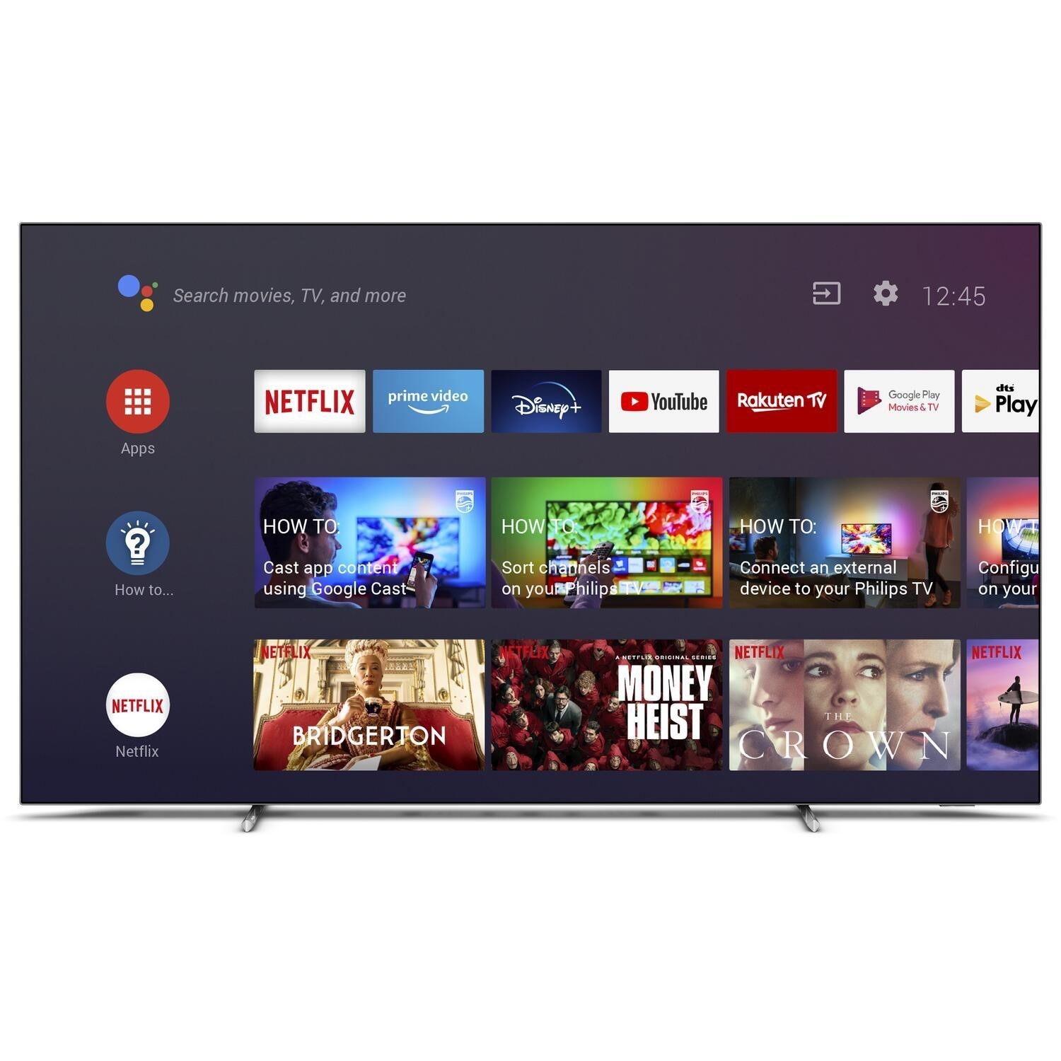 Refurbished Philips 55 4K Ultra HD with HDR10+ OLED Freeview Smart TV