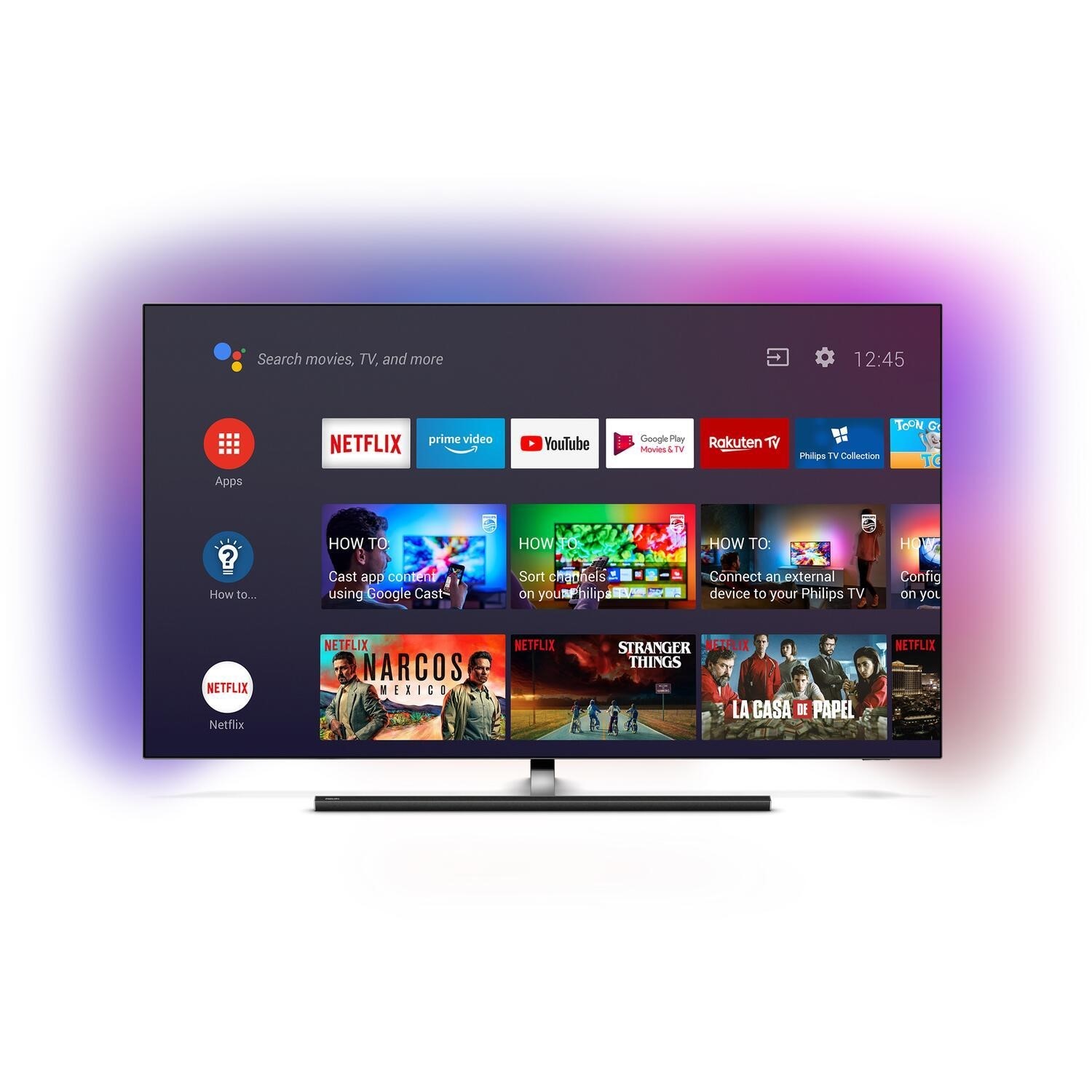 Refurbished Philips Ambiligt 65 4K Ultra HD with HDR10+ OLED Smart TV
